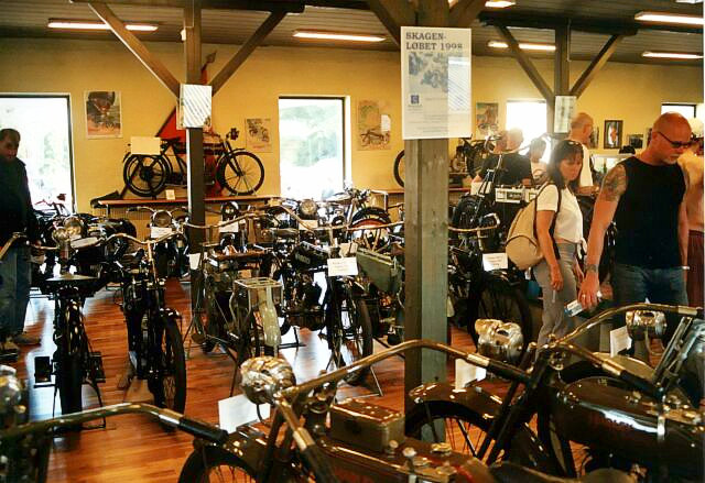 Im Motorradmuseum von Nyköping